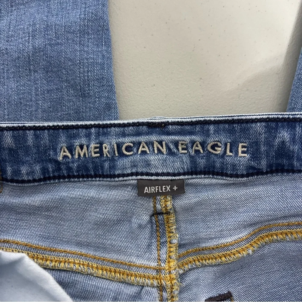 American Eagle Original Straight Light Wash Men's Denim Jeans 28x30 Cotton Blend - Picture 7 of 12